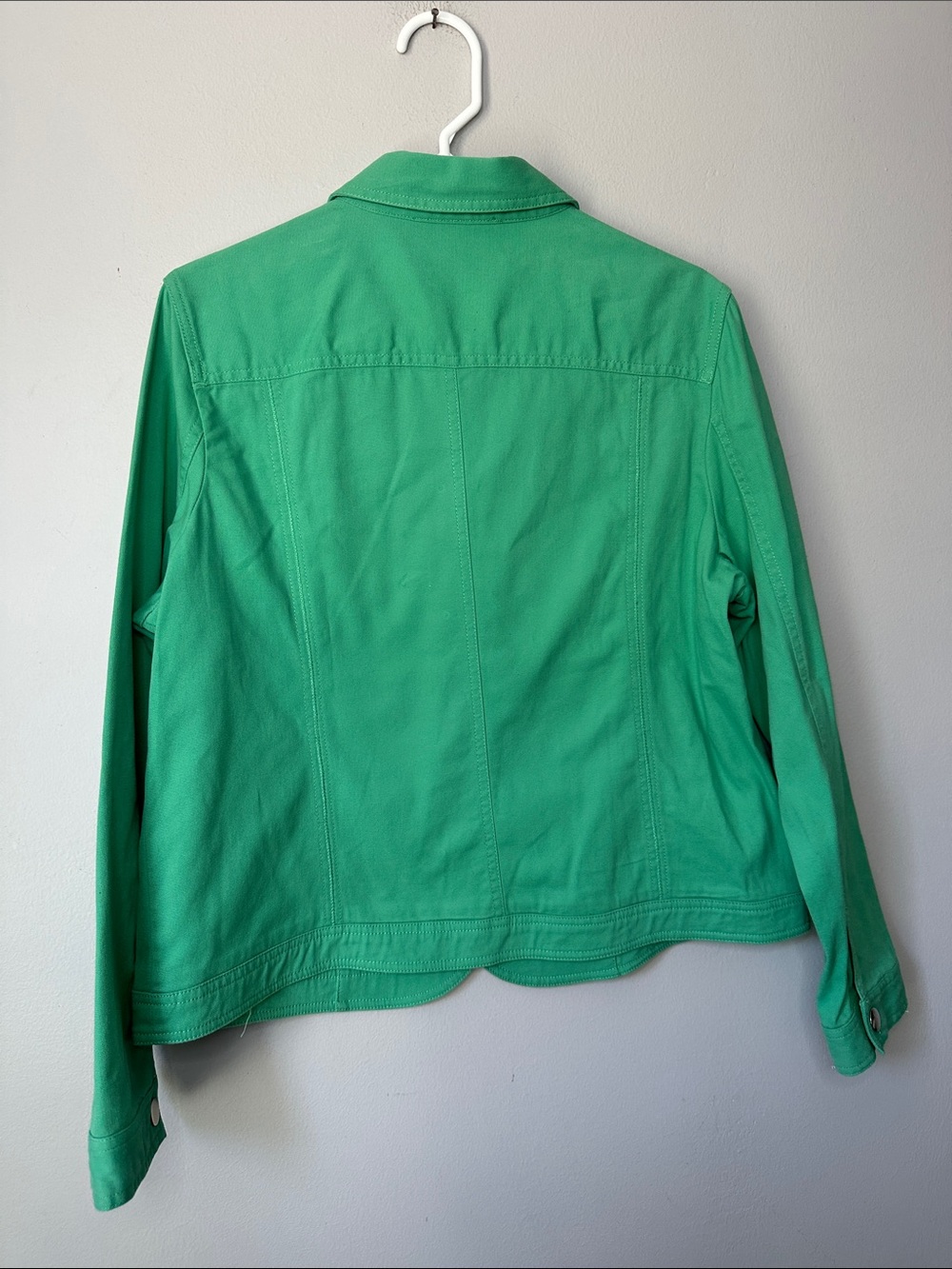 Koret Green Women's Button-Front Jacket size 10P - Picture 5 of 6